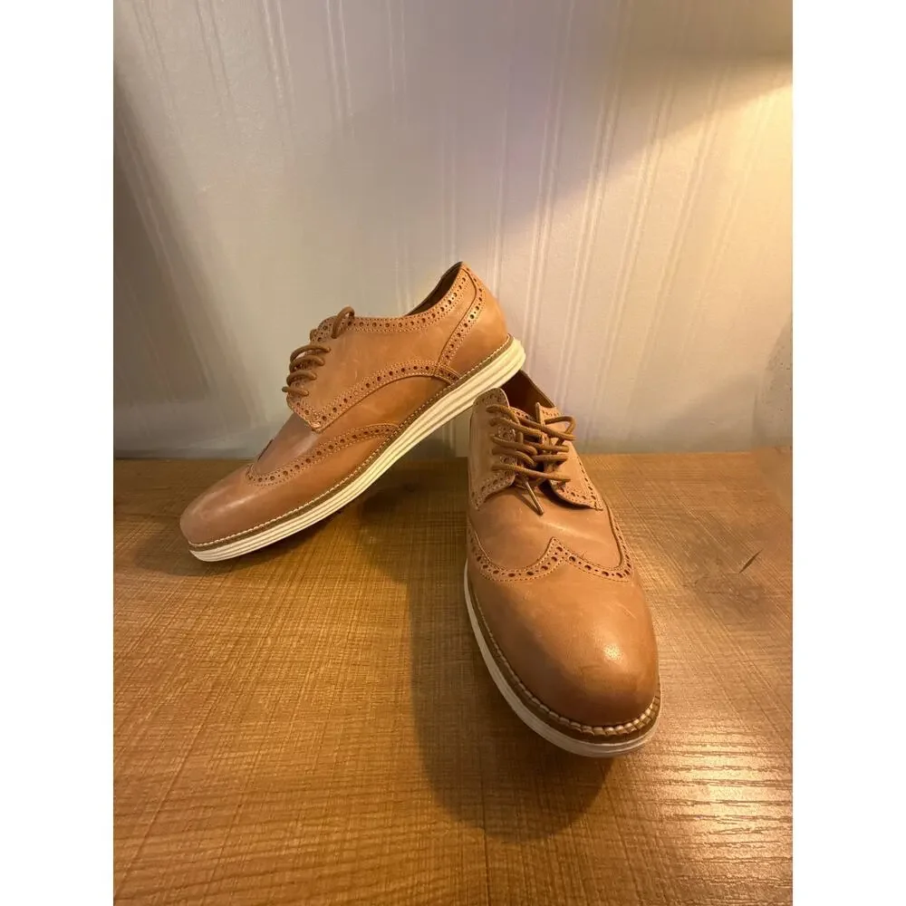 Cole Haan Grand.ØS Men's Wingtip Oxford Dress Shoes Size 10.5